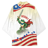 Hands Off Portland Kimono Resist Frog - Wonder Print Shop