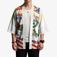 Hands Off Portland Kimono Resist Frog - Wonder Print Shop