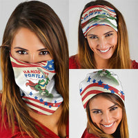 Hands Off Portland Neck Gaiter Resist Frog - Wonder Print Shop