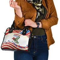 Hands Off Portland Shoulder Handbag Resist Frog - Wonder Print Shop
