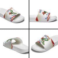 Hands Off Portland Slide Sandals Resist Frog - Wonder Print Shop