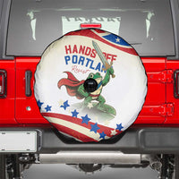 Hands Off Portland Spare Tire Cover Resist Frog - Wonder Print Shop