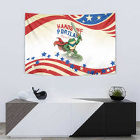 Hands Off Portland Tapestry Resist Frog - Wonder Print Shop