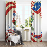 Hands Off Portland Window Curtain Resist Frog - Wonder Print Shop