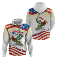 Hands Off Portland Zip Hoodie Resist Frog - Wonder Print Shop