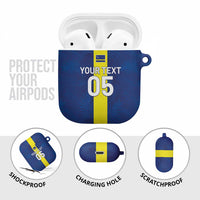Custom Curacao Football AirPods Case Go Champions Flag Style - Wonder Print Shop