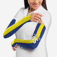 Custom Curacao Football Arm Sleeves Go Champions Flag Style - Wonder Print Shop