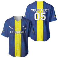 Custom Curacao Football Baseball Jersey Go Champions Flag Style - Wonder Print Shop