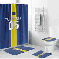 Custom Curacao Football Bathroom Set Go Champions Flag Style - Wonder Print Shop