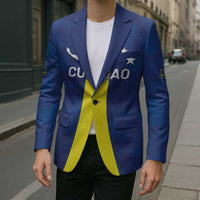 Custom Curacao Football Blazer Go Champions Flag Style - Wonder Print Shop