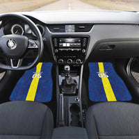 Custom Curacao Football Car Mats Go Champions Flag Style - Wonder Print Shop