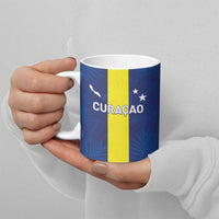 Custom Curacao Football Ceramic Mug Go Champions Flag Style - Wonder Print Shop
