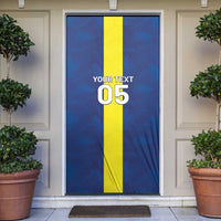 Custom Curacao Football Door Cover Go Champions Flag Style - Wonder Print Shop