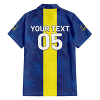 Custom Curacao Football Family Matching Long Sleeve Bodycon Dress and Hawaiian Shirt Go Champions Flag Style - Wonder Print Shop