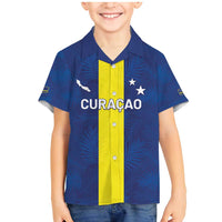 Custom Curacao Football Family Matching Mermaid Dress and Hawaiian Shirt Go Champions Flag Style - Wonder Print Shop