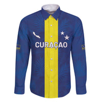 Custom Curacao Football Family Matching Off The Shoulder Long Sleeve Dress and Hawaiian Shirt Go Champions Flag Style - Wonder Print Shop