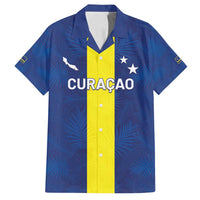 Custom Curacao Football Family Matching Off Shoulder Maxi Dress and Hawaiian Shirt Go Champions Flag Style - Wonder Print Shop