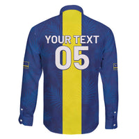 Custom Curacao Football Family Matching Summer Maxi Dress and Hawaiian Shirt Go Champions Flag Style - Wonder Print Shop