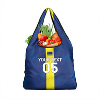 Custom Curacao Football Grocery Bag Go Champions Flag Style - Wonder Print Shop