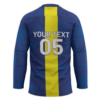 Custom Curacao Football Hockey Jersey Go Champions Flag Style - Wonder Print Shop