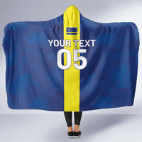 Custom Curacao Football Hooded Blanket Go Champions Flag Style - Wonder Print Shop