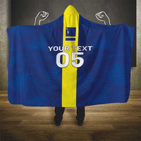 Custom Curacao Football Hooded Blanket Go Champions Flag Style - Wonder Print Shop