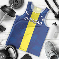 Custom Curacao Football Men Tank Top Go Champions Flag Style - Wonder Print Shop