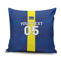 Custom Curacao Football Pillow Cover Go Champions Flag Style - Wonder Print Shop