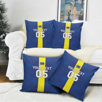 Custom Curacao Football Pillow Cover Go Champions Flag Style - Wonder Print Shop