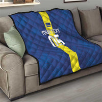 Custom Curacao Football Quilt Go Champions Flag Style - Wonder Print Shop
