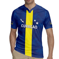 Custom Curacao Football Rugby Jersey Go Champions Flag Style - Wonder Print Shop