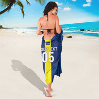 Custom Curacao Football Sarong Go Champions Flag Style - Wonder Print Shop