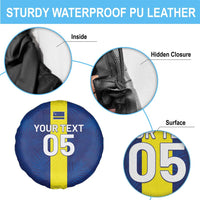 Custom Curacao Football Spare Tire Cover Go Champions Flag Style - Wonder Print Shop