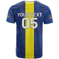Custom Curacao Football T Shirt Go Champions Flag Style - Wonder Print Shop