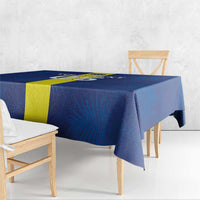 Custom Curacao Football Tablecloth Go Champions Flag Style - Wonder Print Shop