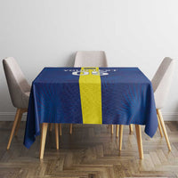 Custom Curacao Football Tablecloth Go Champions Flag Style - Wonder Print Shop