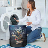 American Indian Legendary Motorcycle Laundry Basket Native American Retro Rider - Wonder Print Shop