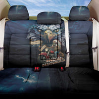 American Indian Legendary Motorcycle Back Car Seat Cover Native American Retro Rider - Wonder Print Shop