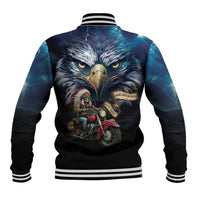 American Indian Legendary Motorcycle Baseball Jacket Native American Retro Rider - Wonder Print Shop