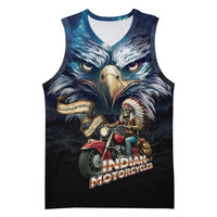 American Indian Legendary Motorcycle Basketball Jersey Native American Retro Rider - Wonder Print Shop