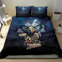 American Indian Legendary Motorcycle Bedding Set Native American Retro Rider - Wonder Print Shop