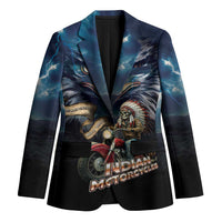 American Indian Legendary Motorcycle Blazer Native American Retro Rider - Wonder Print Shop