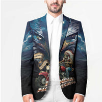 American Indian Legendary Motorcycle Blazer Native American Retro Rider - Wonder Print Shop