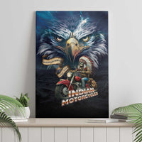 American Indian Legendary Motorcycle Canvas Wall Art Native American Retro Rider - Wonder Print Shop