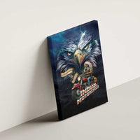 American Indian Legendary Motorcycle Canvas Wall Art Native American Retro Rider - Wonder Print Shop