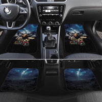 American Indian Legendary Motorcycle Car Mats Native American Retro Rider - Wonder Print Shop