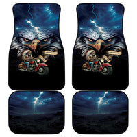 American Indian Legendary Motorcycle Car Mats Native American Retro Rider - Wonder Print Shop