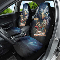 American Indian Legendary Motorcycle Car Seat Cover Native American Retro Rider - Wonder Print Shop