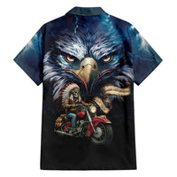 American Indian Legendary Motorcycle Family Matching Mermaid Dress and Hawaiian Shirt Native American Retro Rider - Wonder Print Shop