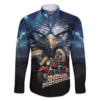 American Indian Legendary Motorcycle Family Matching Mermaid Dress and Hawaiian Shirt Native American Retro Rider - Wonder Print Shop